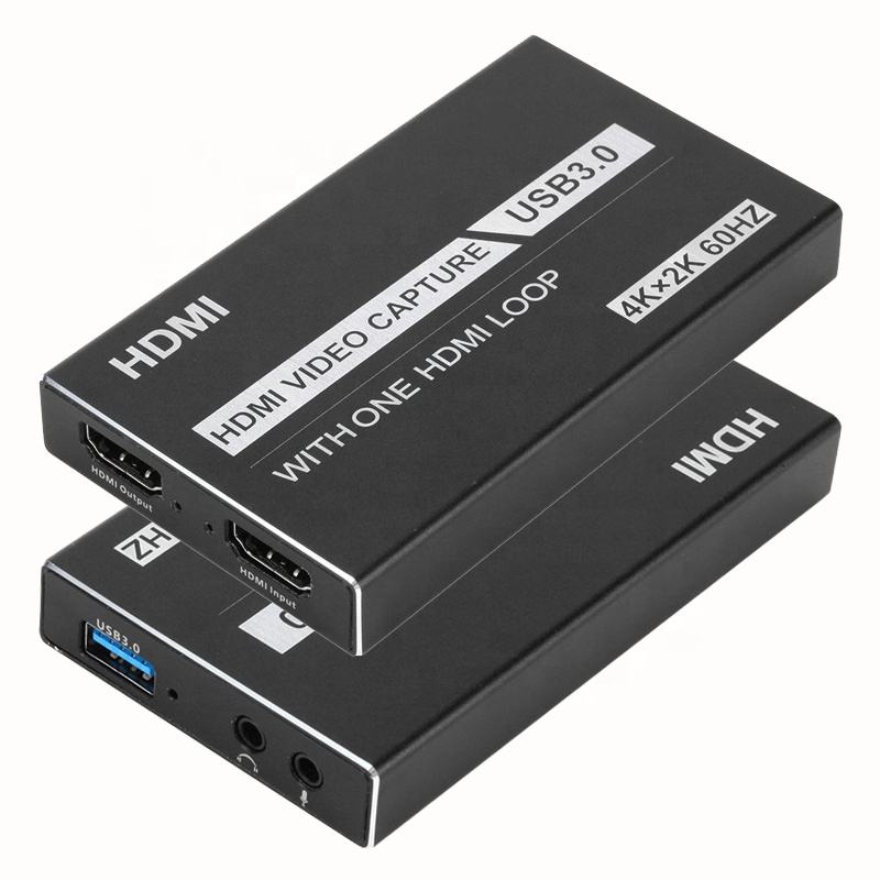 HDMI USB 3.0 videooptagelseskort – 4K@60Hz-indgang, 1080p@60Hz-optagelse med UVC/UAC-understøttelse