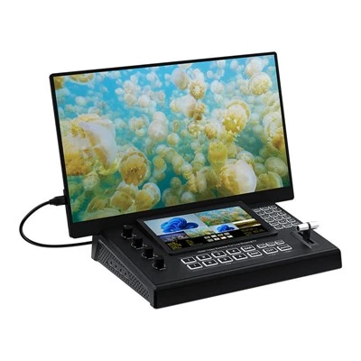 4-vejs HDMI Video Switcher 1080P60Hz Live Streaming Production Switcher