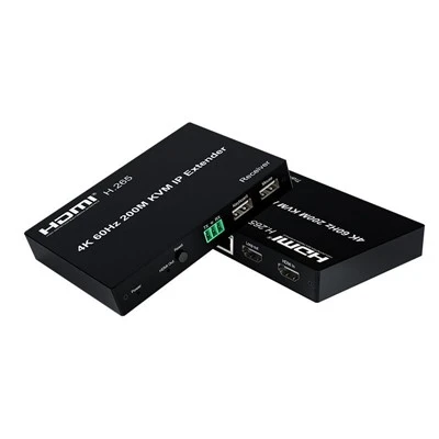 4K 60Hz HDMI Extender Op til 200m HDMI Kvm IP Extender